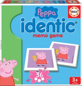JUEGO DE MEMORIA IDENTIC PEPPA PIG EDUCA +3 AÑOS