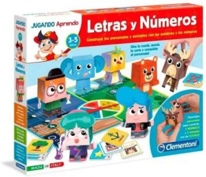CLEMENTONI JUGANDO APRENDO LETRAS Y NUMEROS 3-5 AÑOS