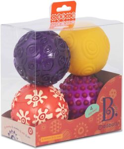 PELOTAS SENSORIALES 4 UNIDADES 6 MESES