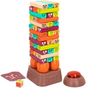 TORRE DE BLOQUES MADERA JENGA CON TEMPORIZADOR