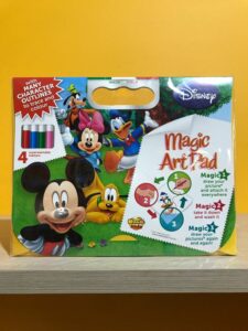DISNEY LOS AMIGOS DE MICKY MAGIC ART PAD TRAPO MAGICO DE PINTURA