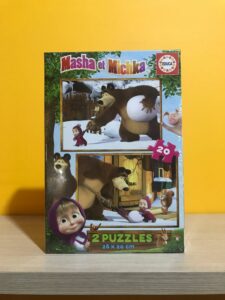 EDUCA MASHA ET MICHKA 2 PUZZLES 28X20CM