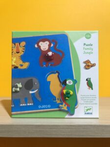 DJECO PUZZLE +12 MESES PUZZLE BOTONES GRANDES ALMACENAMIENTO PRACTICO