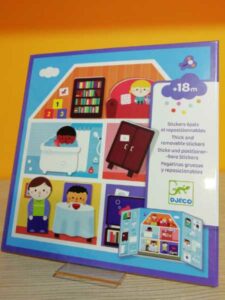 PEGATINAS REPOSICIONABLES LA CASA DJECO