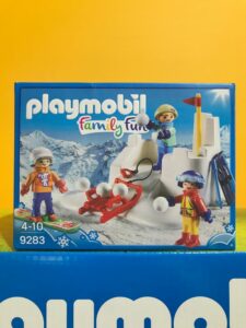 PLAYMOBIL 9283 LUCHA DE BOLAS DE NIEVE