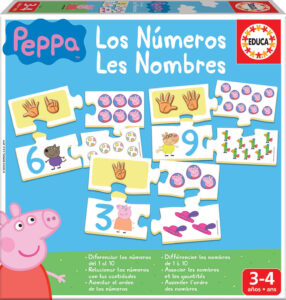 APRENDO LOS NÚMEROS PEPPA PIG EDUCA