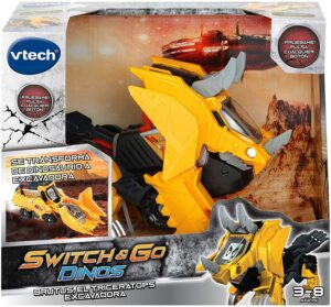 EXCAVADORA TRICERATOPS SWITCH&GO DINOS VTECH