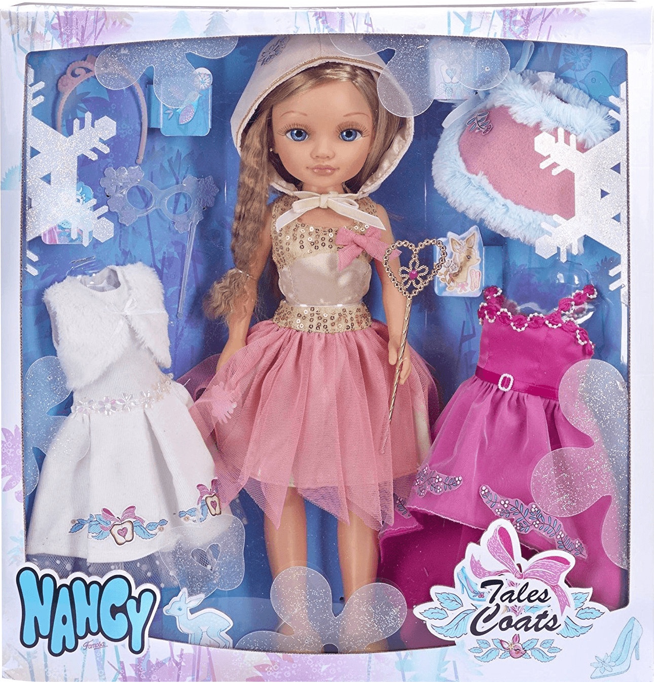 Muñeca Nancy 3 Vestidos de Cuento - Juguetería Eureka