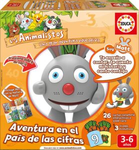 EDUCA LOS ANIMALISTOS AVENTURAS EN EL PAIS DE LAS CIFRAS 3-6 AÑOS