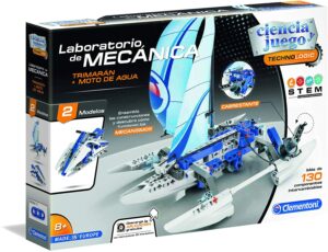 CLEMENTONI  LABORATORIO DE MECANICA  TRIMARAN + MOTO DE AGUA