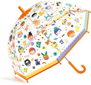 PARAGUAS TRANSPARENTE MÁGICO CARAS - surtidos -