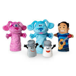 Marionetas de manos y dedos Melissa & Doug Bluey y patrulla canina