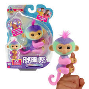 Mono Fingerlings colores mágicos