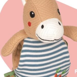 Peluche con copertina doudou little wonder surtidos