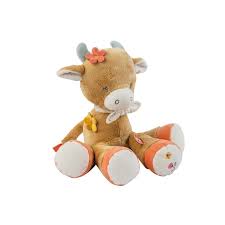 Nattou loves your baby sonajero vaca