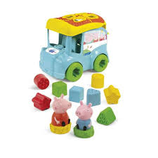 Autobús Peppa Pig con piezas para encajar clementoni