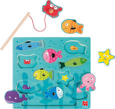Puzzle de pesca magnético goula jumbo