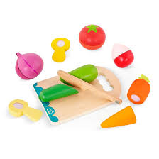 Alimentos para cortar de madera B.toys chop and play