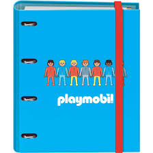 Archivador 4 anillas con recambio folio Playmobil dohe