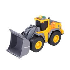 Vehículos de obra Volvo Dickie toys con sonido y luz surtidos