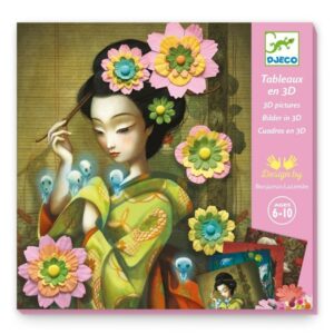 Papel creativo Rock`n Rosas cuadros en 3d