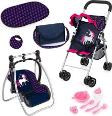Buggy set sillita y columpio para muñecas bayer