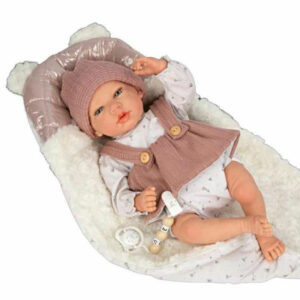 MUÑECO REBORN ARIAS 40CM SANDRA ROSA C/MANTA