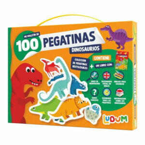 MALETIN 100 PEGATINAS surtidos ludum
