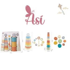 JENGA HEXAGONAL 9+8 PIEZAS baby favorite