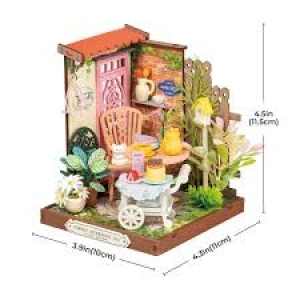 Maqueta de madera jardín de te Diy Rolife