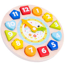 Puzzle clock New Classic toys reloj