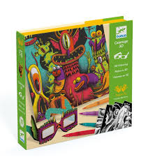 Colorear en 3D djeco