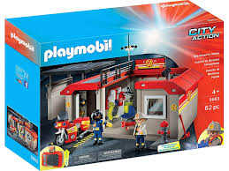 Playmobil 5663 estación de bomberos maletín