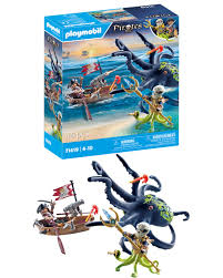 PLAYMOBIL 71419	Batalla con pulpo gigante