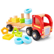 Camión de madera sort & stack truck woet New classic toys