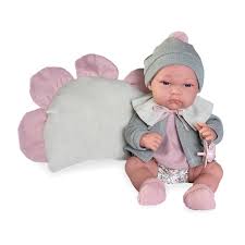 Muñeca Antonio Juan 60150 baby toneta con cojín