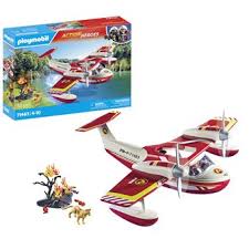 PLAYMOBIL 71463 Hidroavión de bomberos