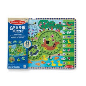 Gear puzzle melissa&doug perseguir los animales