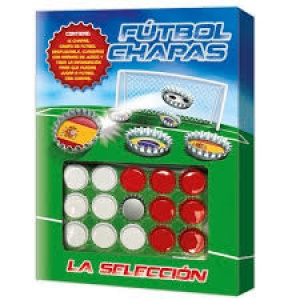 Caja de fútbol chapas la selección española