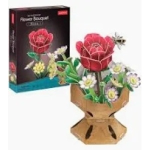 Puzzle 3D flower bouquet cubic fun surtidos