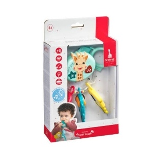 Sonajero llaves interactivo Sophie la girafe