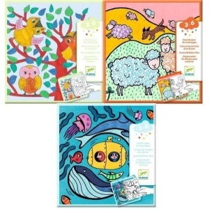 Dispensador de dibujos para colorear djeco
