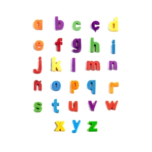 Letras magnéticas minúsculas o mayúsculas (154 piezas)