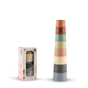 SET DE 8 VASOS APILABLES