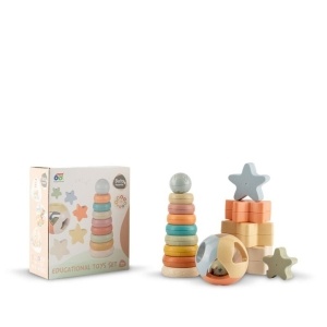SET JUGUETES EDUCATIVOS PARA BEBÉS apilables