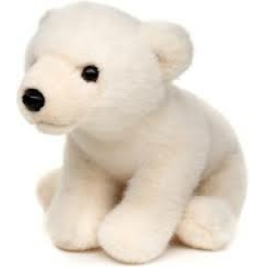 Peluche oso polar 18 cm keel toys