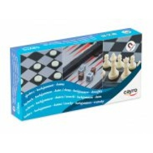 AJEDREZ – DAMAS- BACKGAMMON MAGNÉTICO