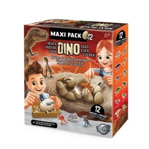 Buki Dino Mega Egg - Maxi Pack X12