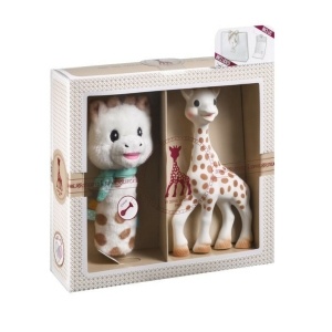 Sophie la Girafe Mi primer set Sophie la girafe + Sonajero peluche puet`